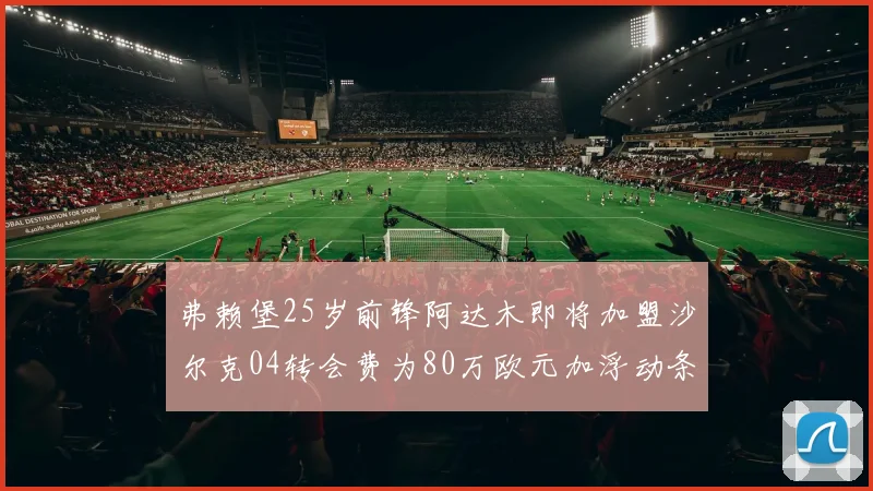 弗赖堡25岁前锋阿达木即将加盟沙尔克04转会费为80万欧元加浮动条件